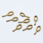 Preview: Stiftöse Bronze oval 8x5 mm